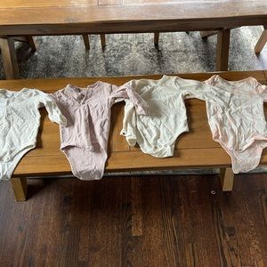Set of 4 Pehr onsies 12-18 months